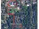 Roswell Junction map shows the Trailhead and surrounding streets within a tree covered residential community at 171 Riverview Trl, Roswell, GA 30075