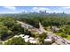 Aerial view of the property showcasing its location amidst lush greenery and the Atlanta skyline at 1822 N Rock Springs Ne Rd # 24, Atlanta, GA 30324