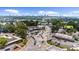An aerial view of a city neighborhood with restaurants and retail in a bustling urban area at 1822 N Rock Springs Ne Rd # 24, Atlanta, GA 30324