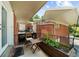 Quaint balcony with chair and table, brick exterior at 1822 N Rock Springs Ne Rd # 24, Atlanta, GA 30324
