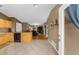 The kitchen has tile floors and a view into the living room at 1822 N Rock Springs Ne Rd # 24, Atlanta, GA 30324