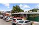 Exterior shot of Fat Matt's Rib Shack, a local restaurant with a vibrant atmosphere at 1822 N Rock Springs Ne Rd # 24, Atlanta, GA 30324