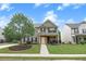 Beautiful two-story home with a well-kept lawn and inviting walkway under a blue sky at 236 Creek View Ln, Acworth, GA 30102