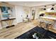 Spacious, light filled space open to the kitchen, featuring bright accents and decor at 2977 5Th St, Atlanta, GA 30315