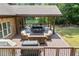 Outdoor living at its finest with a spacious deck featuring comfortable seating and dining areas with a backyard view at 1005 Renfroe Lake Dr, Auburn, GA 30011