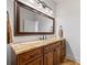 Bathroom vanity with a granite countertop at 1005 Renfroe Lake Dr, Auburn, GA 30011