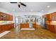 Bright open kitchen featuring stainless steel appliances, center island, and abundant cabinet space for storage at 1005 Renfroe Lake Dr, Auburn, GA 30011