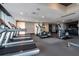 Modern gym featuring treadmills, elliptical machines, and a dedicated weight training area at 855 Peachtree Ne St # 2205, Atlanta, GA 30308