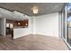 Spacious living room with an open layout to the kitchen and a balcony at 855 Peachtree Ne St # 2205, Atlanta, GA 30308