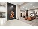 Modern lobby with contemporary art, seating area, and a welcoming atmosphere at 855 Peachtree Ne St # 2205, Atlanta, GA 30308