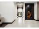 Contemporary lobby with modern decor, an exit door, and marble accents at 855 Peachtree Ne St # 2205, Atlanta, GA 30308