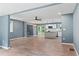 Open-concept living room and kitchen area with modern finishes and ample natural light at 4339 Rushmore Pl, Forest Park, GA 30297
