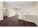 Bright living room features an open layout with high ceilings and neutral paint at 5718 Hidden Brook Cir, Atlanta, GA 30349