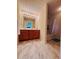Spacious bathroom featuring a double sink vanity, large mirror, and tub shower combo at 2315 Oakland Spring Dr, Snellville, GA 30039
