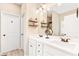 Bathroom featuring double sinks and stylish fixtures for a functional and modern space at 275 Cedars, Villa Rica, GA 30180