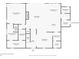 First floor layout with the primary bedroom, Gathering room, kitchen, pantry, dining room and garage at 104 Trinity Hollow Dr, Canton, GA 30115