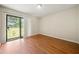 Bedroom featuring sliding glass door leading to the backyard at 3405 Leisure Ln, Atlanta, GA 30349