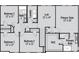 Second floor layout showing bedrooms, laundry and primary suite with walk-in closet at 149 Willow Bend Rd, Hiram, GA 30141
