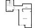 Second floor blueprint highlighting a bedroom, bath, hall, and laundry area at 1002 Creatwood Se Cir, Smyrna, GA 30080