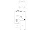 Layout of the first floor featuring a living room, kitchen, dining area, and garage at 1002 Creatwood Se Cir, Smyrna, GA 30080