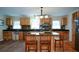 Bright and modern kitchen featuring an island, stainless steel appliances and natural wood elements at 1245 Briar Hills Ne Dr, Atlanta, GA 30306