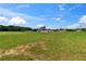 Large lot with newly constructed home in background at 3284 Hall Rd, Dacula, GA 30019