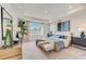 Bright, spacious bedroom with large window, tray ceiling, and stylish modern furniture at 82 Sheryl Way, Loganville, GA 30052