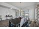 Bright dining room with hardwood floors, ample natural light, and contemporary decor at 2260 Cedar Place Ct, Snellville, GA 30078