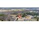 Aerial view showcases a home's location within a neighborhood, surrounded by lush trees and community at 19 Bridgemill Dr, Douglasville, GA 30134
