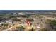 An aerial shot showing the home situated in a serene neighborhood, highlighting the area's natural beauty at 19 Bridgemill Dr, Douglasville, GA 30134