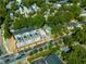An aerial shot shows the property near neighborhood and thoroughfare with lots of traffic at 175 Moreland Se Ave, Atlanta, GA 30316