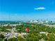 Excellent aerial view of property with vibrant greenery and a stunning cityscape as a backdrop at 175 Moreland Se Ave, Atlanta, GA 30316