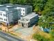 Drone shot showing commercial building, adjacent neighborhood and main thoroughfare at 175 Moreland Se Ave, Atlanta, GA 30316