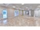 Finished basement room featuring tile flooring, recessed lighting and natural light at 3871 River Mansion Dr, Peachtree Corners, GA 30096