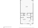 Floor plan of the first level, including the garage, bathroom, Gathering room, and foyer at 1150 Buice Lake Pkwy, Acworth, GA 30102