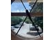 A picturesque view of the street from a round window at 5400 Roswell Rd # K1, Atlanta, GA 30342