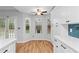 Bright kitchen features ample cabinet space, stainless steel appliances, and breakfast nook with natural light at 3549 Daventry Nw Ln, Kennesaw, GA 30144