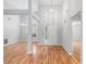 Welcoming living room featuring high ceilings, hardwood floors, and natural light at 3549 Daventry Nw Ln, Kennesaw, GA 30144