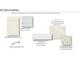 Selections for bath include wheat cabinets, a marble countertop and mosaic shower floor at 606 Goldsmith Ct # 114, Johns Creek, GA 30022