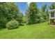 Expansive backyard featuring lush greenery and mature trees, offering a private and serene outdoor space at 1725 Mountainside Dr, Cumming, GA 30040