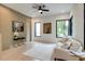 Bright living room with modern decor, hardwood floors, and large windows providing natural light at 3960 Clairmont Rd # 2, Chamblee, GA 30341