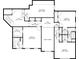 Upstairs floor plan featuring multiple bedrooms, bathrooms, flex space, and walk-in closet at 5995 Ettington Dr, Suwanee, GA 30024
