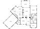Main floor plan featuring a primary bedroom, living room, kitchen, and office at 5995 Ettington Dr, Suwanee, GA 30024