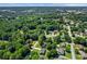 An aerial view of houses nestled among lush trees within a suburban neighborhood at 4745 Masters Ct, Duluth, GA 30096