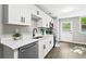 Kitchenette featuring white cabinets and modern finishes at 4745 Masters Ct, Duluth, GA 30096