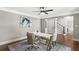 Stylish office with hardwood floors, contemporary furniture, and a sleek, modern aesthetic at 4745 Masters Ct, Duluth, GA 30096