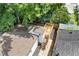 Aerial view of the home showing the new deck, roof and surrounding yard at 935 Bobcat Se Ct, Marietta, GA 30067