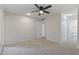 The bedroom features a ceiling fan and closet, and has an en-suite bathroom at 935 Bobcat Se Ct, Marietta, GA 30067