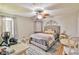 Comfortable bedroom with large bed, desk, and window with natural light at 5774 Harbor Dr, Buford, GA 30518