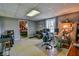 Home office featuring a desk, computer, and storage at 5774 Harbor Dr, Buford, GA 30518